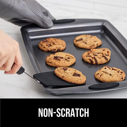 GORILLA GRIP Patented Nonstick Spatula for Frying Pan, 11.6 inch, Black