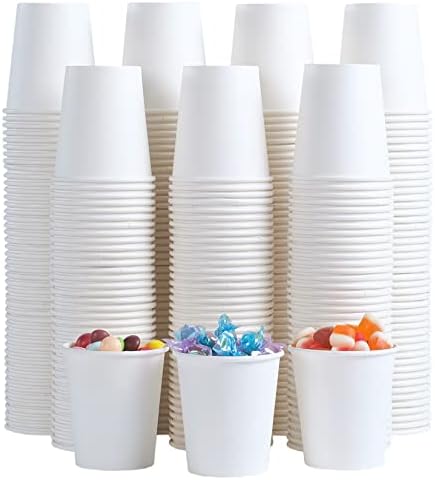 Lamosi 300 Pack 5 oz Paper Cups, Disposable Bathroom Cups, 5oz Paper