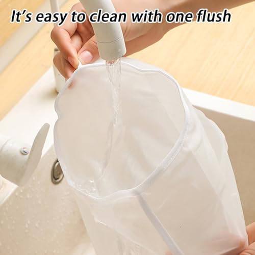 12PCS Reusable Cheese Cloth Bags for Straining - Reusable Straining Bags for Nut Milk, Soy Milk, Dumpling Fillings, and More (C-12PCS)