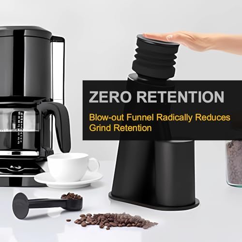 Gen 4 Electric Burr Coffee Grinder, Single Dose, Espresso, Black
