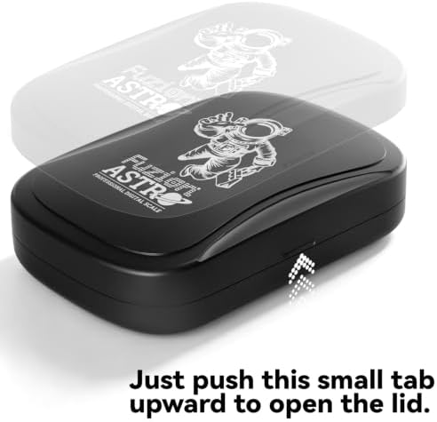 Fuzion Digital Pocket Gram Scale 500g x 0.01g, Mini Jewelry Scale ASTRO-500