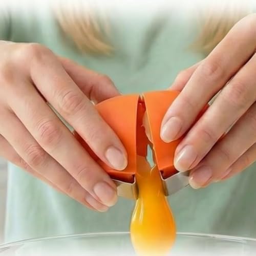 3 Pcs Egg Shell Opener, Egg Separator Egg Cracker Egg Peeler for Raw Eggs, Hard Boiled Egg Peeler Tool for Cutting Eggs,Quickly Cutting Off Eggs Breaker Kitchen Gadgets for Cooking Bakery-1
