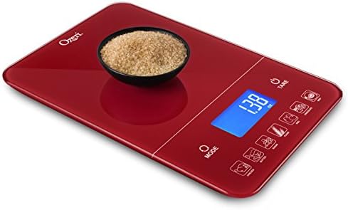 Ozeri Touch III 22 lbs (10 kg) Digital Kitchen Scale, in Tempered Glass