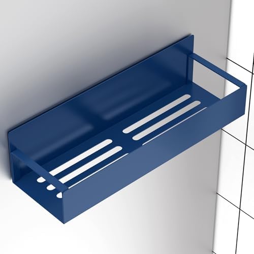 HuggieGems Metal Magnetic Spice Rack for Refrigerator Royal Blue, 4 Pack