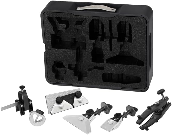 Tormek T-8 Hand Tool Kit (T-8 Original + HTK-1006 Hand Tool Kit) - sharpener that includes all the necessary jigs for knives, axes, scissors, and carving tools (US Version)