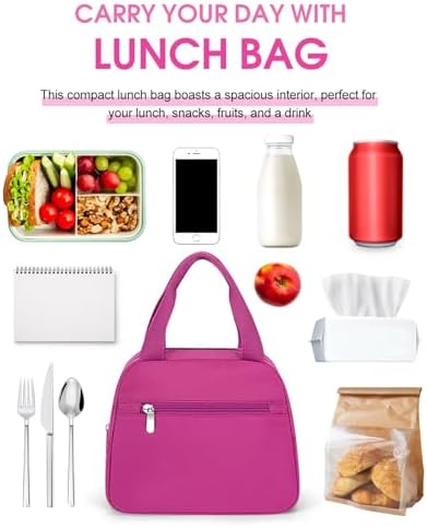 Lunch Bag, Small Insulated Lunch Box for Women
