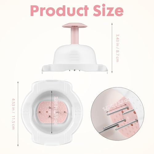 Kichvoe Pink Mandoline Slicer Guard Mandolin Hand Guard Safety Protector