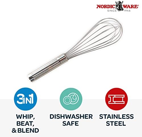 Nordic Ware Large Whisk, 11-Inch, Stainless Steel