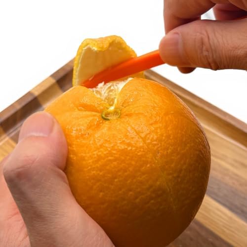 3 Pack Orange Peeler Tool Plastic Citrus Peeler for Lemon Mandarin Fruit