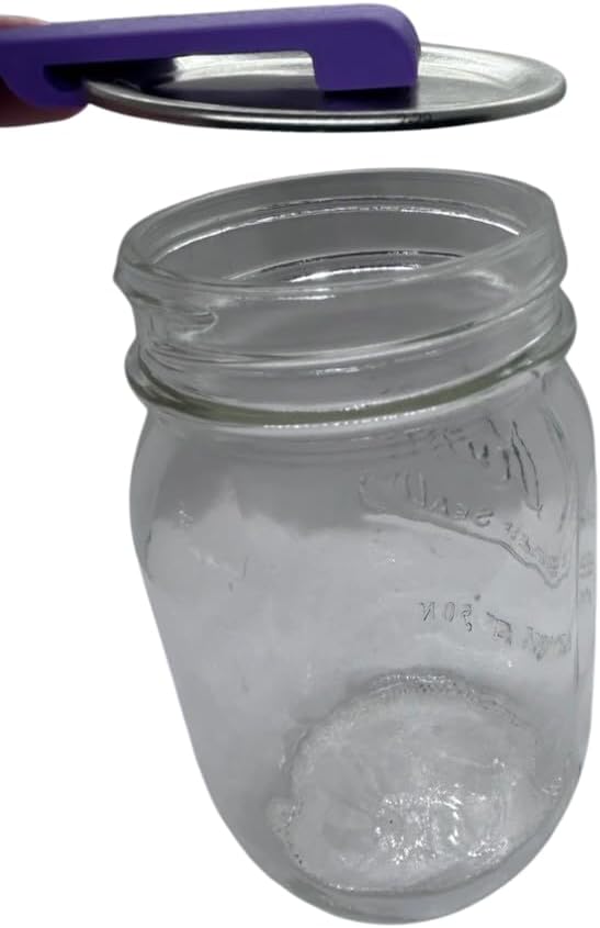 Canning and Mason Jar Opener, Easy Release Vacuum Seal for all lids magnetic (Purple)