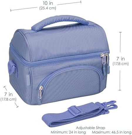 Bentgo Deluxe Insulated Lunch Bag with Adjustable Strap & Outer Pocket