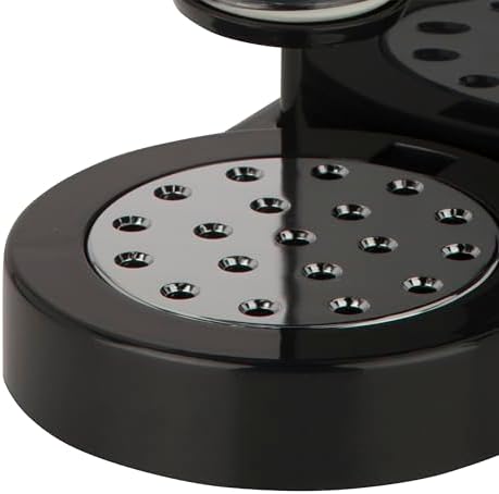 Honey-Can-Do Dry Food Dispenser, Single Control, Black/Chrome