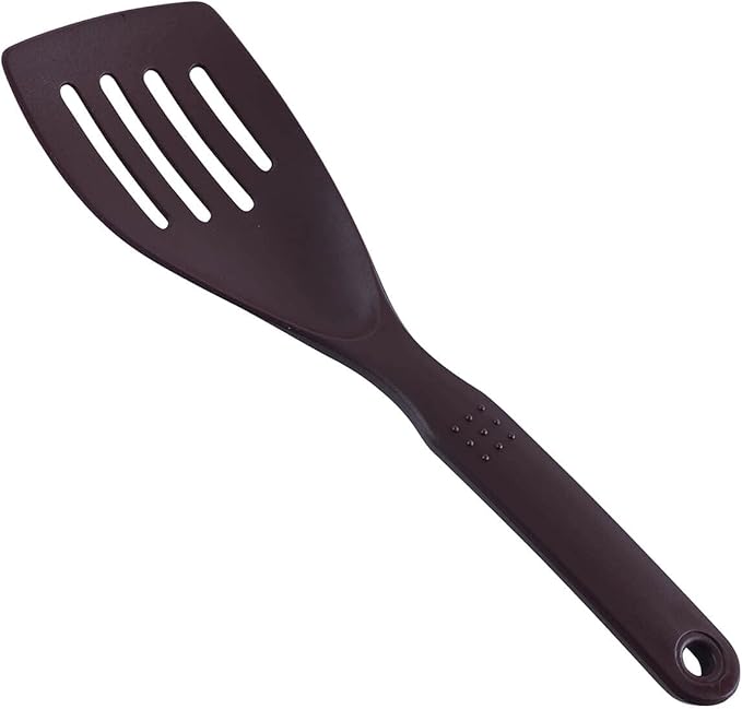 Norpro My FavoriteTM Scoop & Drain Slotted Spatula, Black,One Size Fits All