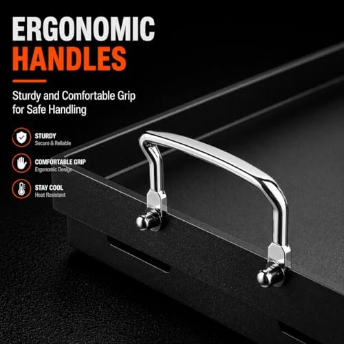 Griddle for Gas Grill Flat Top Grill Griddles Plate 25 x 16 Inch Cast Iron