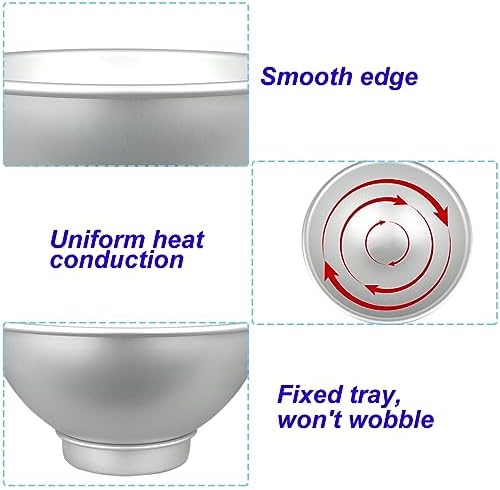 7 Inch Aluminum Hemisphere Cake Pan, White, Novelty
