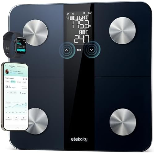 Etekcity Upgraded Smart Scale for Body Weight Fat and BMI, FSA Eligible