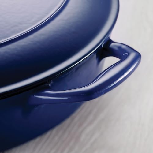 Tramontina Bestow Enameled Cast Iron 5.5-Qt Round Dutch Oven Pot with Lid