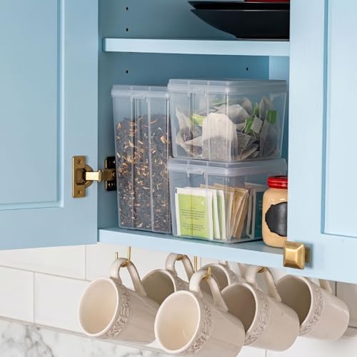 IRIS USA Food Storage Containers Set, 8 Pack Combo Set, Food Grade Plastic