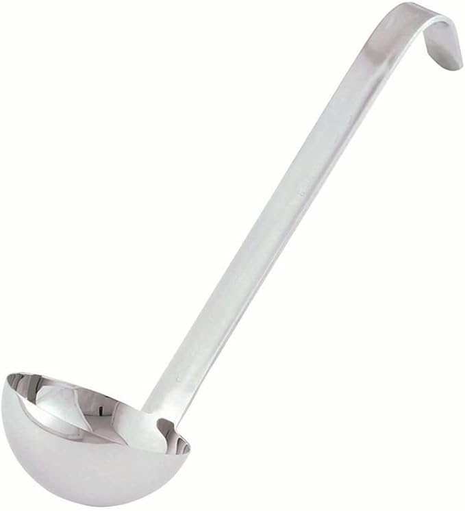 Jacob's Pride 1-Piece Heavy Duty 6 Oz Short Handle S/S Ladle