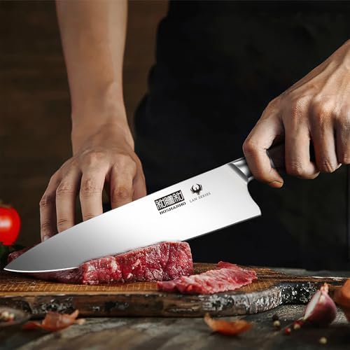 HOSHANHO 5PCS Japanese Kitchen Knife Set, Sharp Chef Knives & Wood Handle