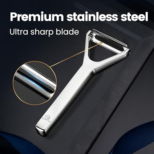 Gourmet Easy Vegetable Peeler, Ultra Sharp Blade, Stainless Steel Y Peeler