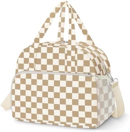 Coobiiya 12L Insulated Lunch Bag for Women & Men, Reusable Corduroy Lunch Tote, Large-Capacity Lunch Box with Leak-Resistant Liner