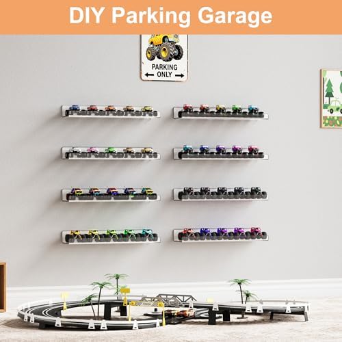 upsimples 10 Pcs 15" Acrylic Shelves for Wall Display and Storage, Clear