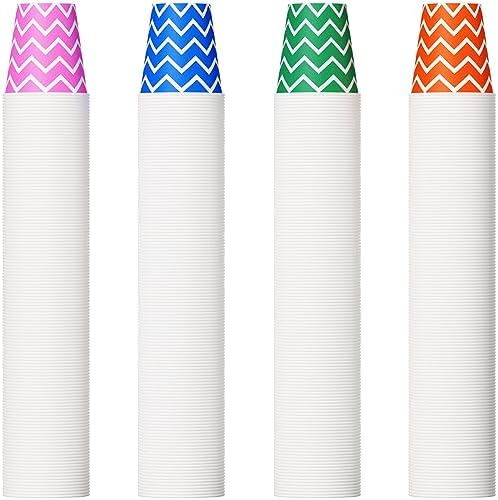 JOLLY PARTY 500Pack 5oz Paper Cups Disposable Cups Small Mouthwash Cup