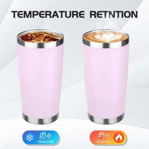 StarSpeed 6 Pack 20oz Stainless Steel Travel Coffee Tumbler,Fruit Palette