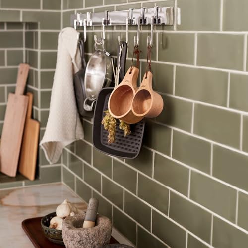 Wooden Measuring Cups and Spoons Set, 10 Piece, Handcrafted
