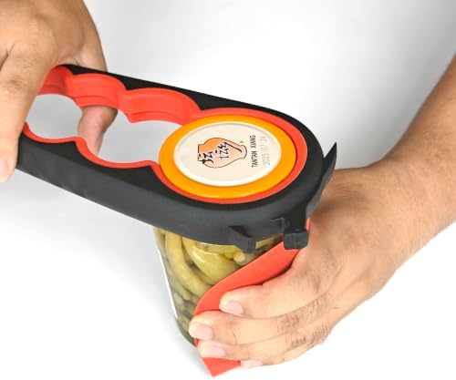 Otstar Jar Opener with Gripper Pads for Weak Hands, Seniors with Arthritis