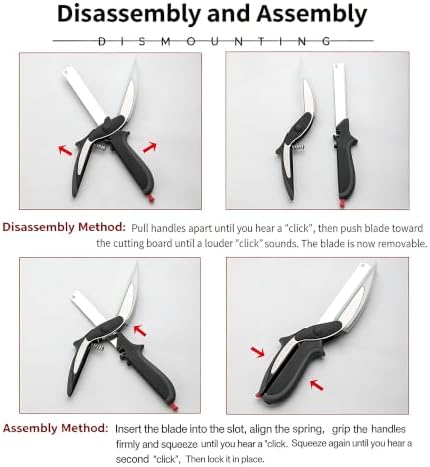 2-in-1 Kitchen Scissors with Cutting Board,Salad scissors.