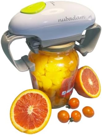 Electric Jar Opener for Seniors with Arthritis, Automatic One Touch Jar Opener for Weak Hands, Fits 1.2"-3.5" Lids