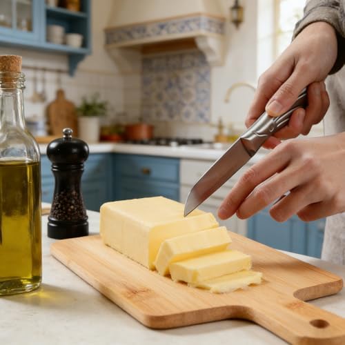 6pcs Wood Cutting Boards Bulk with Handle for Kitchen, 15x7 inch