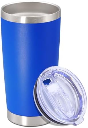20 oz Tumbler Insulated Tumblers Stainless Steel Coffee Mug,DarkBlue 1PCS