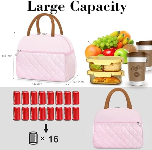 Coobiiya Lunch Box Lunch Bag for Women Men