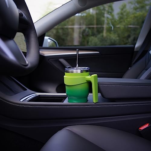 BJPKPK 20 oz Tumbler with Handle & Straw, Insulated Stainless Steel Mug