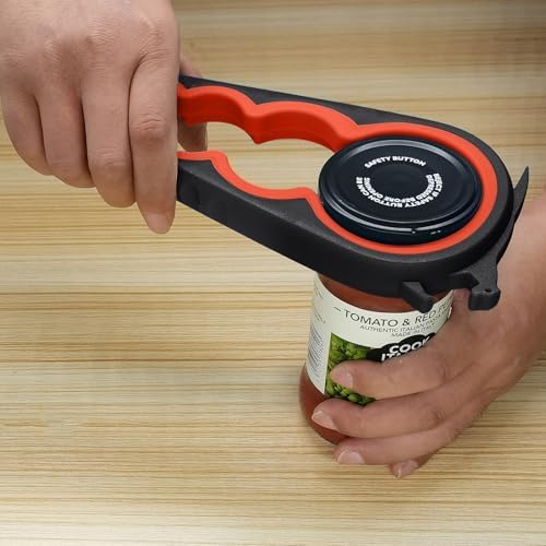 Jar Opener & Bottle Opener for Seniors with Arthritis, Weak Hands, 4-Pieces