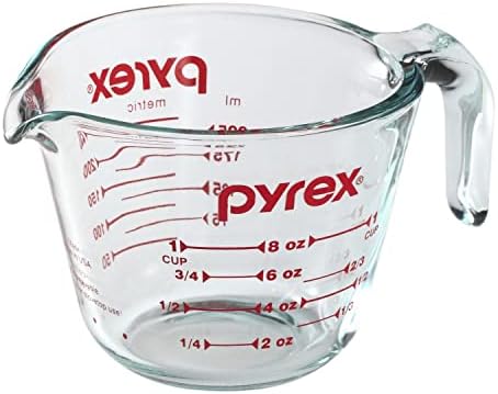 Pyrex 6001074 885107797882 Measuring Cup, 8 oz., Crear