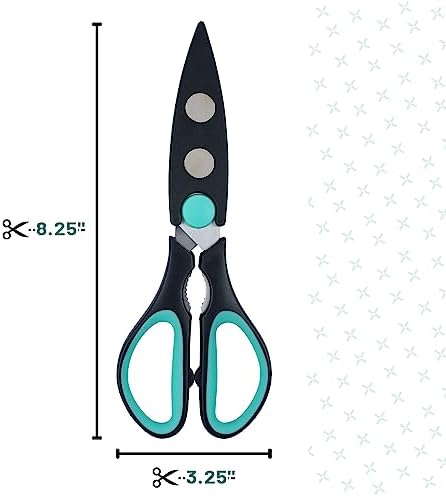 Mr. Pen- All Purpose Kitchen Shears with Protective Sheath, 8 Inch