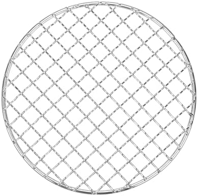 M METERXITY Cooling Rack, 6" Round Stainless Steel Baking Rack for BBQ/Cooking/Roasting/Grilling/Steaming/Drying, Wire Cooling Rack for Baking [Silver]