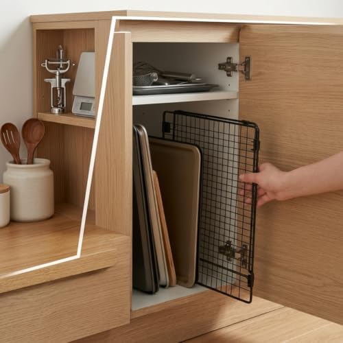 4PCS Cooling Racks for Baking and Cooking 16"x10" Stackable Cookie Rack
