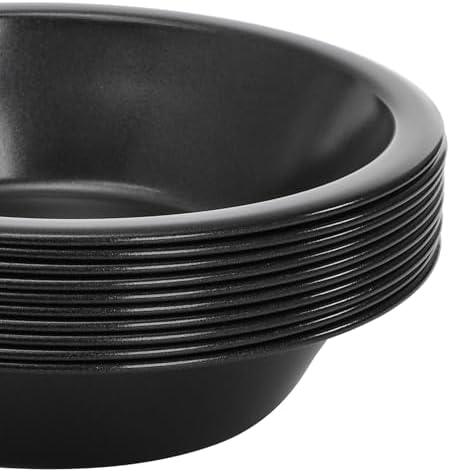 10 Pieces Mini Pie Pans, 5 Inch Individual Small Round Cake Pan, Reusable Nonstick Carbon Steel Pie Tins for Oven and Instant Pot Baking Chicken Pot Pies, Quiches, Fruit Pies (Pack of 2)