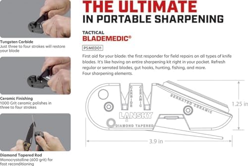 Lanksy Blademedic 4-in-1 Knife Sharpener - PS-MED01