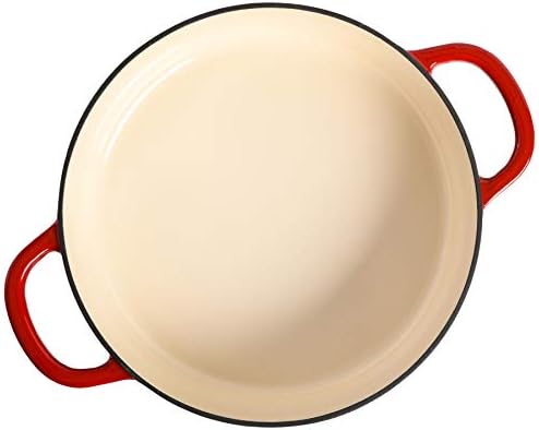 Crock-Pot Crock Pot Artisan Enameled Cast Iron Braiser W/Lid, Scarlet Red, 5 quarts (Pack of 2)