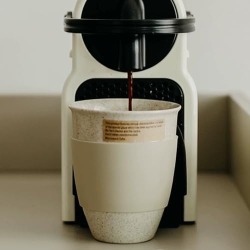 2 Pack Ceramic Travel Mugs with Silicone Lids, 15 oz Portable Coffee Mug Travel Unique To Go Mug, Reusable Coffee Cups with Non-Slip Sleeve, Cappuccino,Tea,Latte,Iced Coffee Cups, Dishwasher Safe