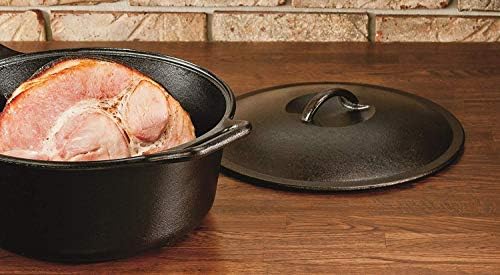 Lodge BOLD Pre-Seasoned Cast Iron Dutch Oven with Lid, 7 Quart
