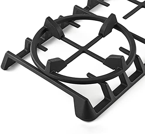 Charbrofire Wok Ring, Replacement Parts Cast Iron Wok Support Ring for Gas Stove Burner Grate Samsung, GE, Kitchenaid, LG, Whirlpool, Frigidaire, Kenmore Etc Gas Stove Stand Rack Accessories