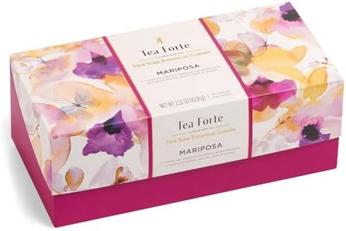 Tea Forte Tea Sampler, 20 Pyramid Infuser Bags, Premium Tea Gift Set