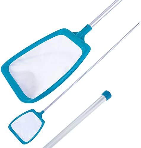U.S. Pool Supply Swimming Pool 6 Foot Leaf Skimmer Net with 4 Deluxe